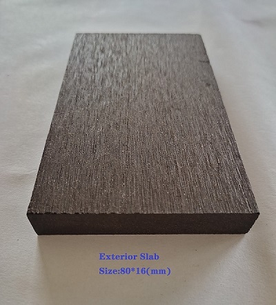 Cost price brushed craftsmanship composite hard plastic wood slab decking outdoor board wpc garden fence