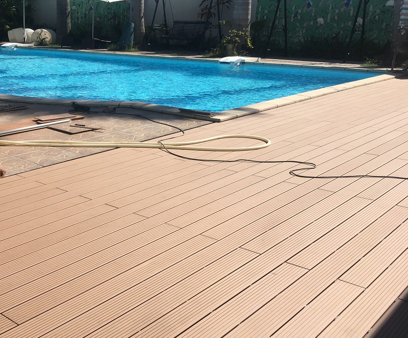 WPC Decking Hollow Swimming Pool Composite Board