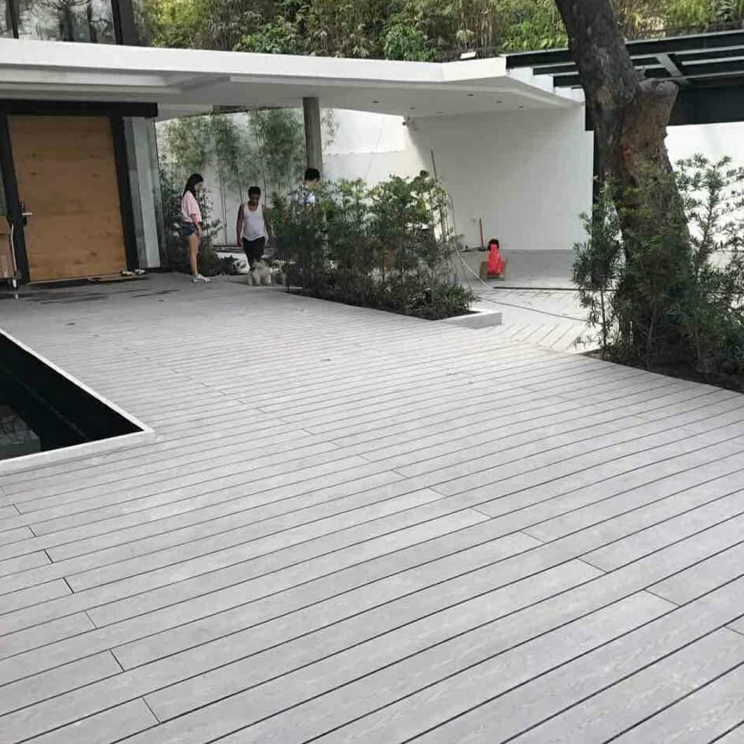 Wpc Solid Decking Outdoor Usage