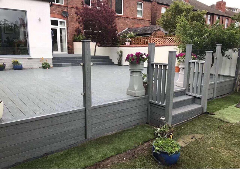 WPC Wood Plastic Composite Outdoor Landscape Fence