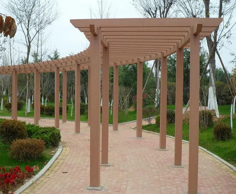 WPC garden pergola