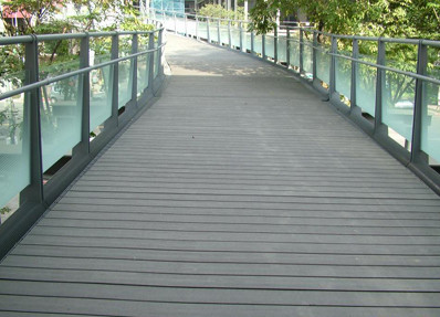 High Slip Resistance Wpc Decking Outdoor Floor 