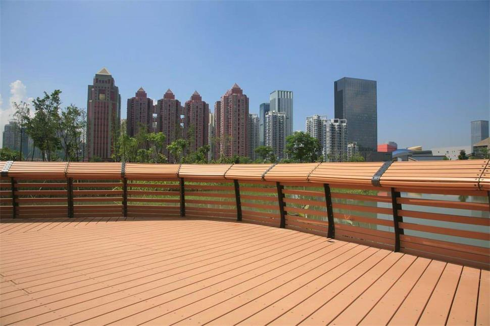 Wpc Solid Decking Outdoor Usage Wood-plastic Composite