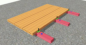  WPC Decking Floor Co-extruded on Sale